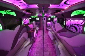 20 party bus interior